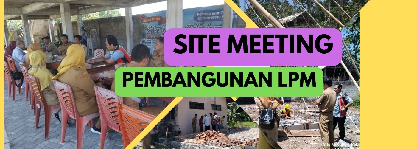 Site Meeting Pembangunan Lumbung Pangan Masyarakat desa Tegalaren, Purwodadi dan desa SIngkilwetan, Ngombol